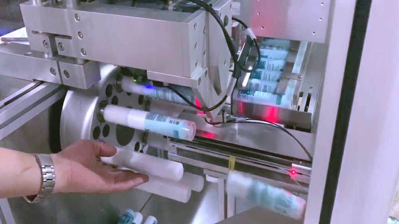 fully automatic soft tubes labeling machine cosmetic tube sticker labeller