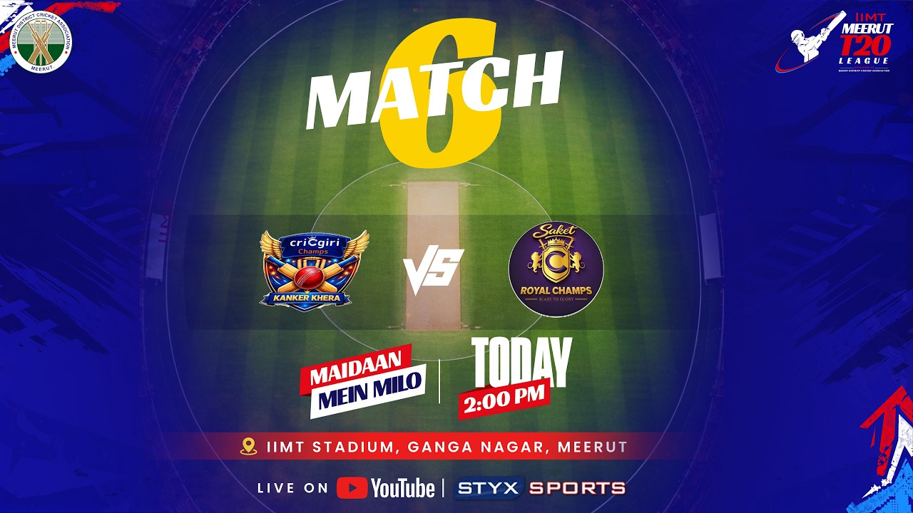 Meerut T20 League Live Stream