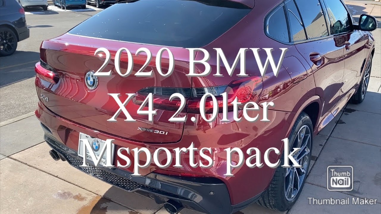 2020 BMW X4 Xdrive 30i 2.0L Turbocharged 248hp(POV)드라이브