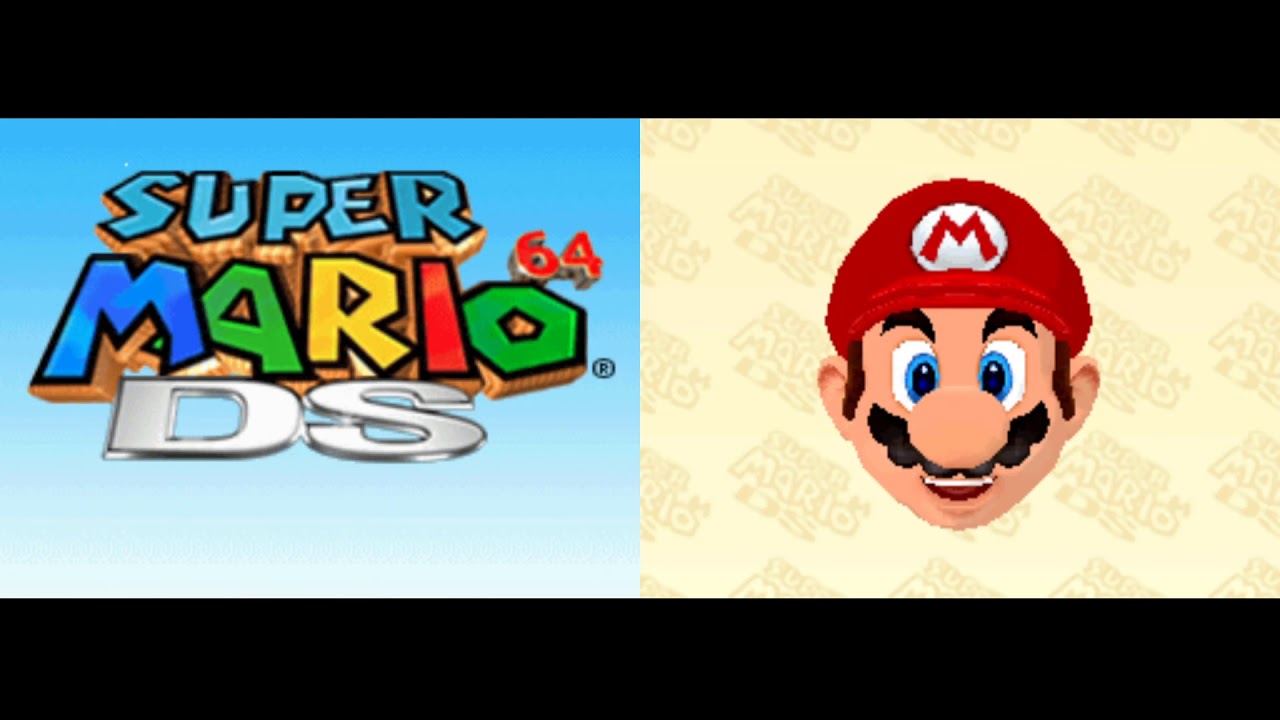 Super Mario 64 DS - Title Screen