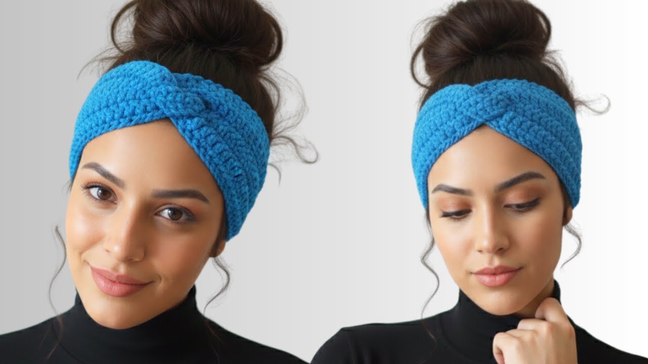 Faixa de cabelo - Turbante - Rápida e fácil de fazer