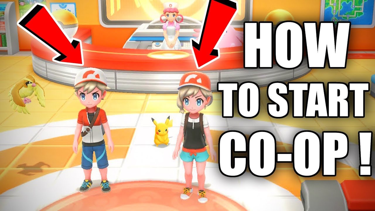 HOW TO START CO-OP! [Pokemon Let's Go Pikachu and Eevee]