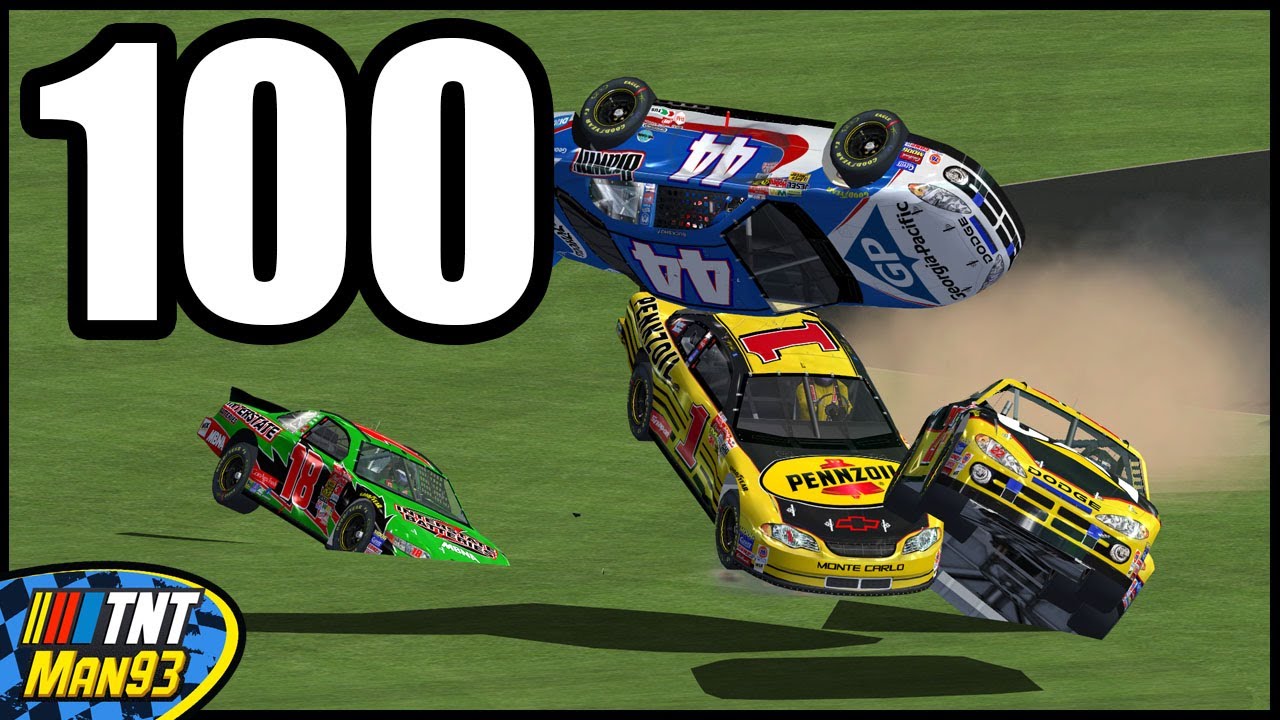 100 забавных способов перевернуть машину в NASCAR (часть 2)