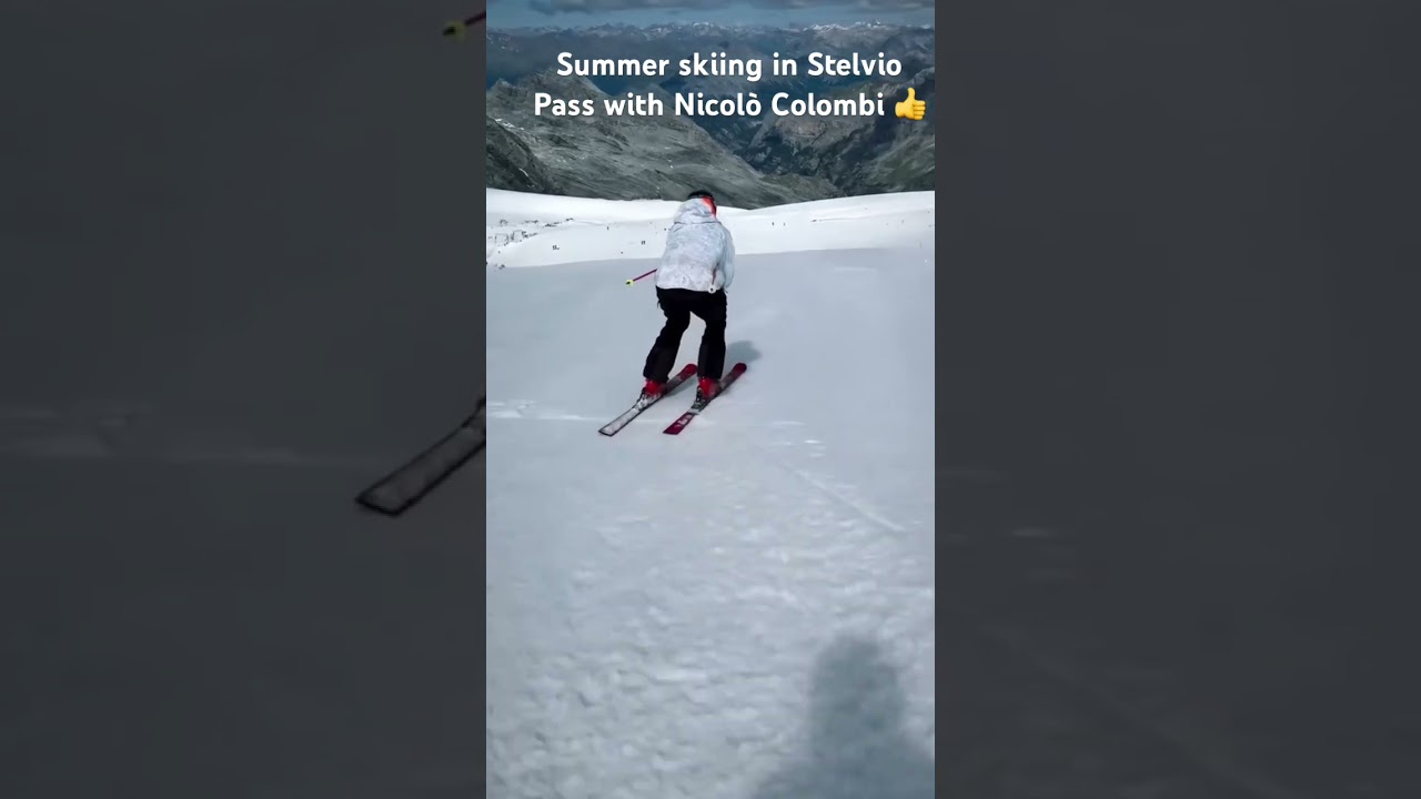 Summer skiing in Stelvio Pass with Nicol&ograve; Colombi 👍