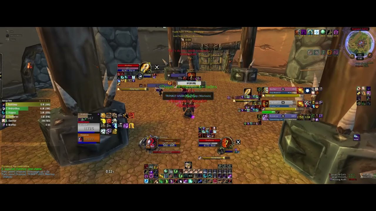 WoW TBC Classic Season 4 Feral Druid Kitty Cleave PvP Arena