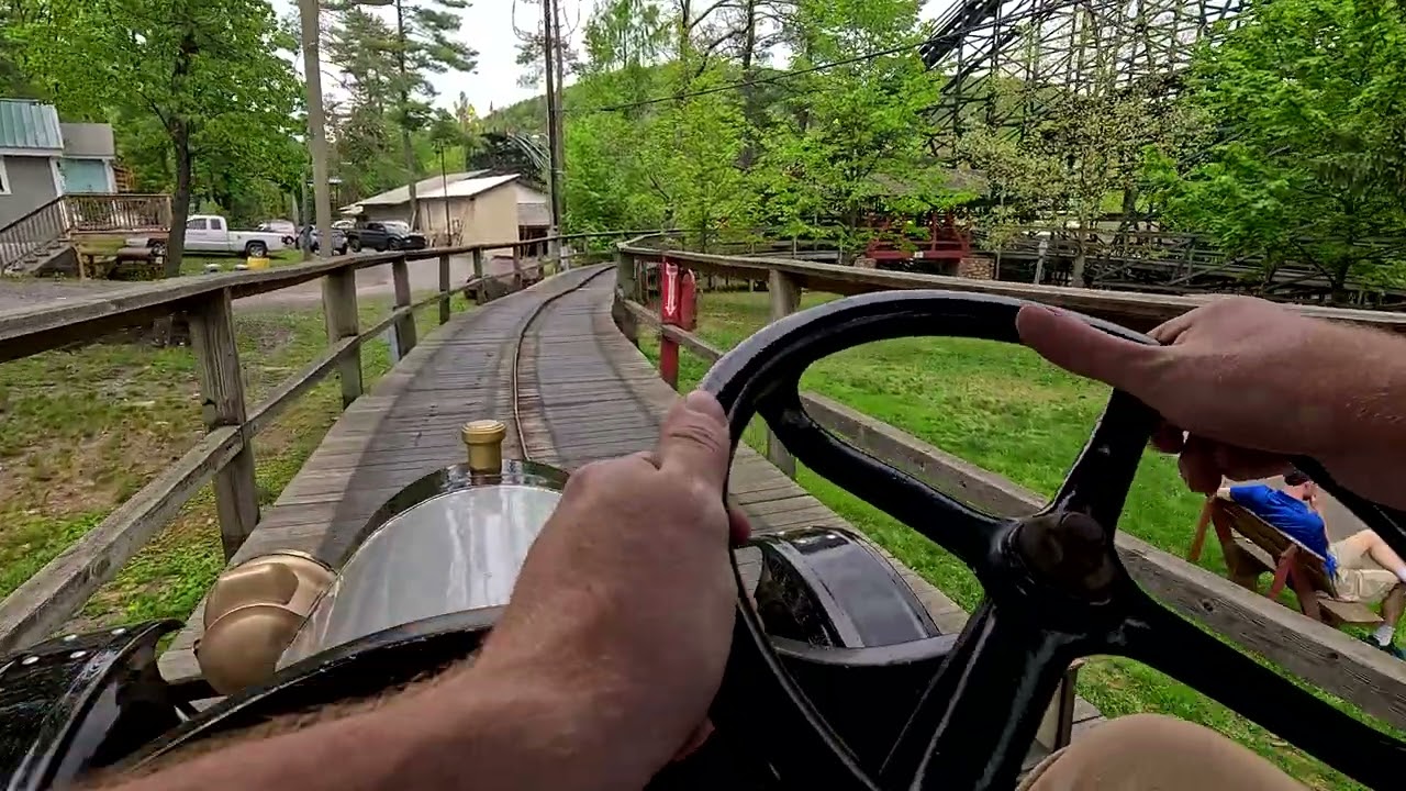 A drive on Knoebels' Antique Cars (05/03/2025)