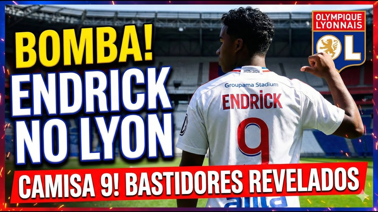 ENDRICK NO LYON! 🦁 O plano para a Copa 2026 começou.