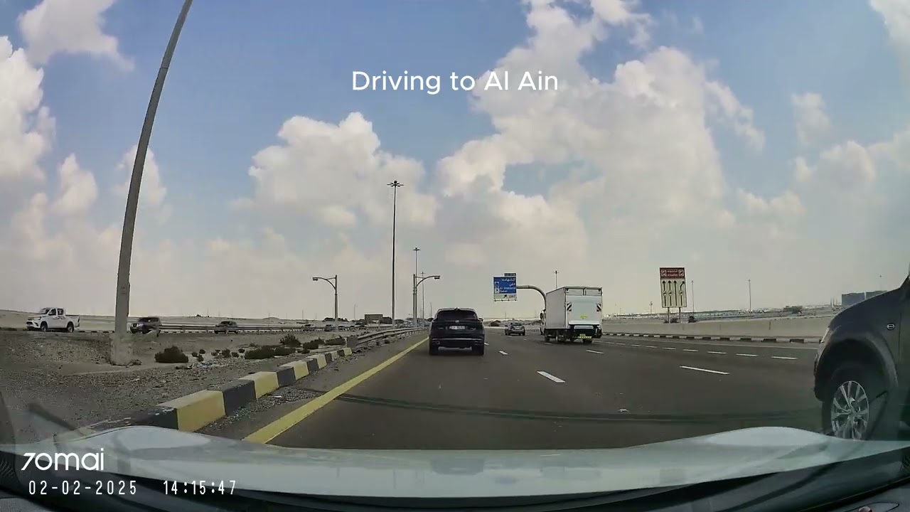 Abu Dhabi (4K) - Afternoon Driving from Abu Dhabi to Al Ain 02 February 2025