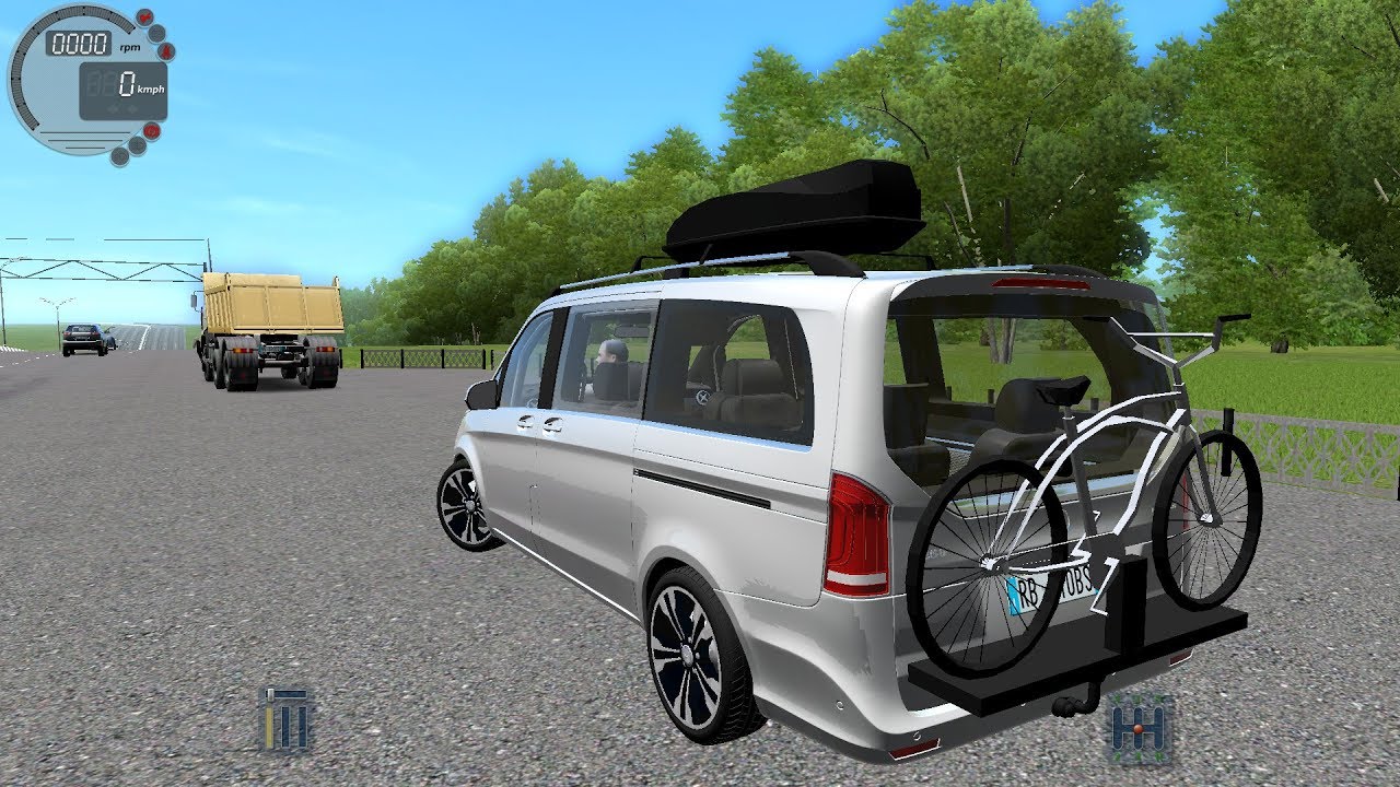 City Car Driving 1.5.4 Mercedes V-Class V250 CAMPING [G27]