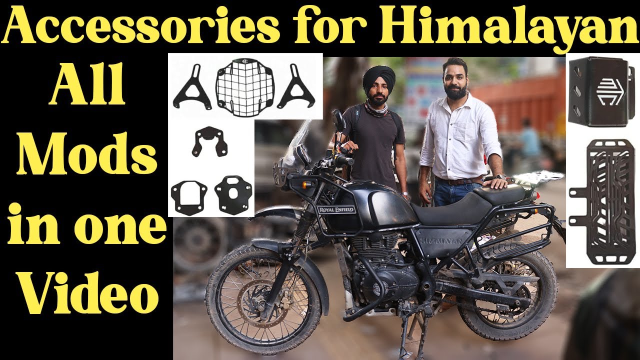 Top Accessories for Royal Enfield Himalayan 2021 BS6| Sans Motoshop| Bike Modification