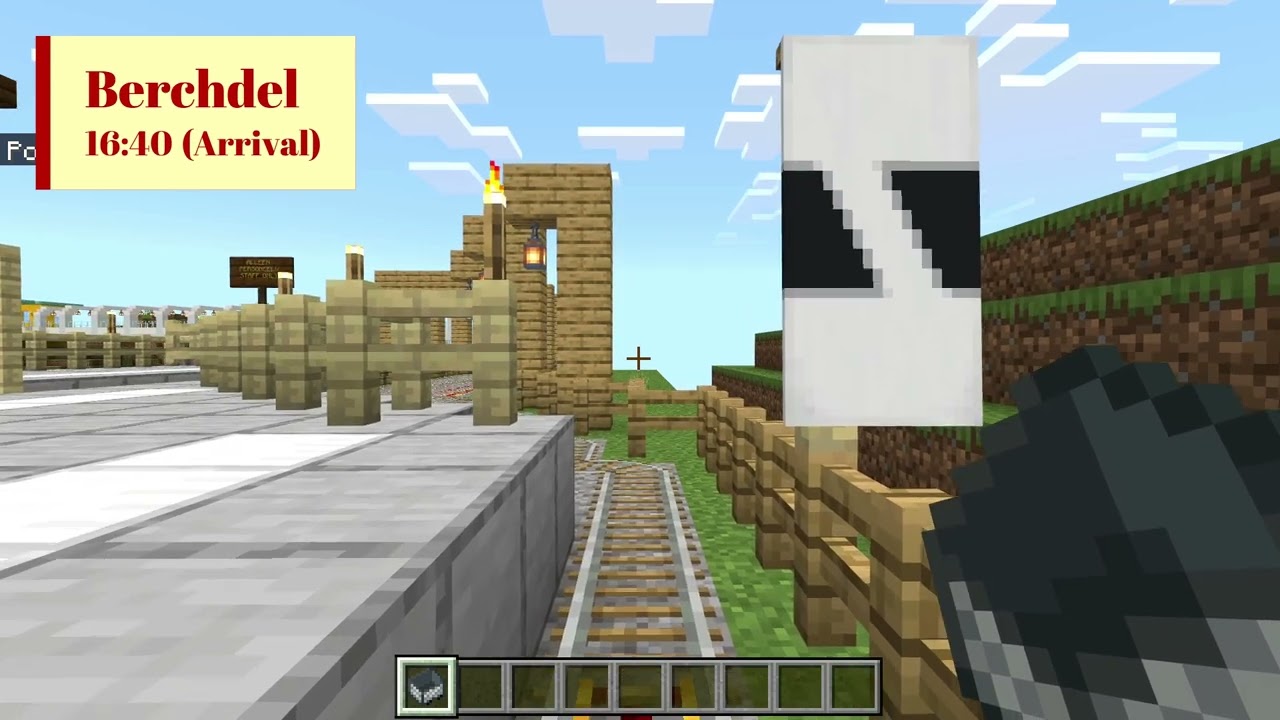Minecraft railway Cabride: El Mavima, EMR InterCity 1, El Mavima central - Kijijichabonde Central
