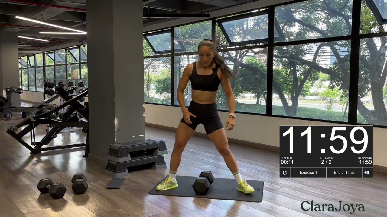 Cuádriceps y glúteo + abs 🔥