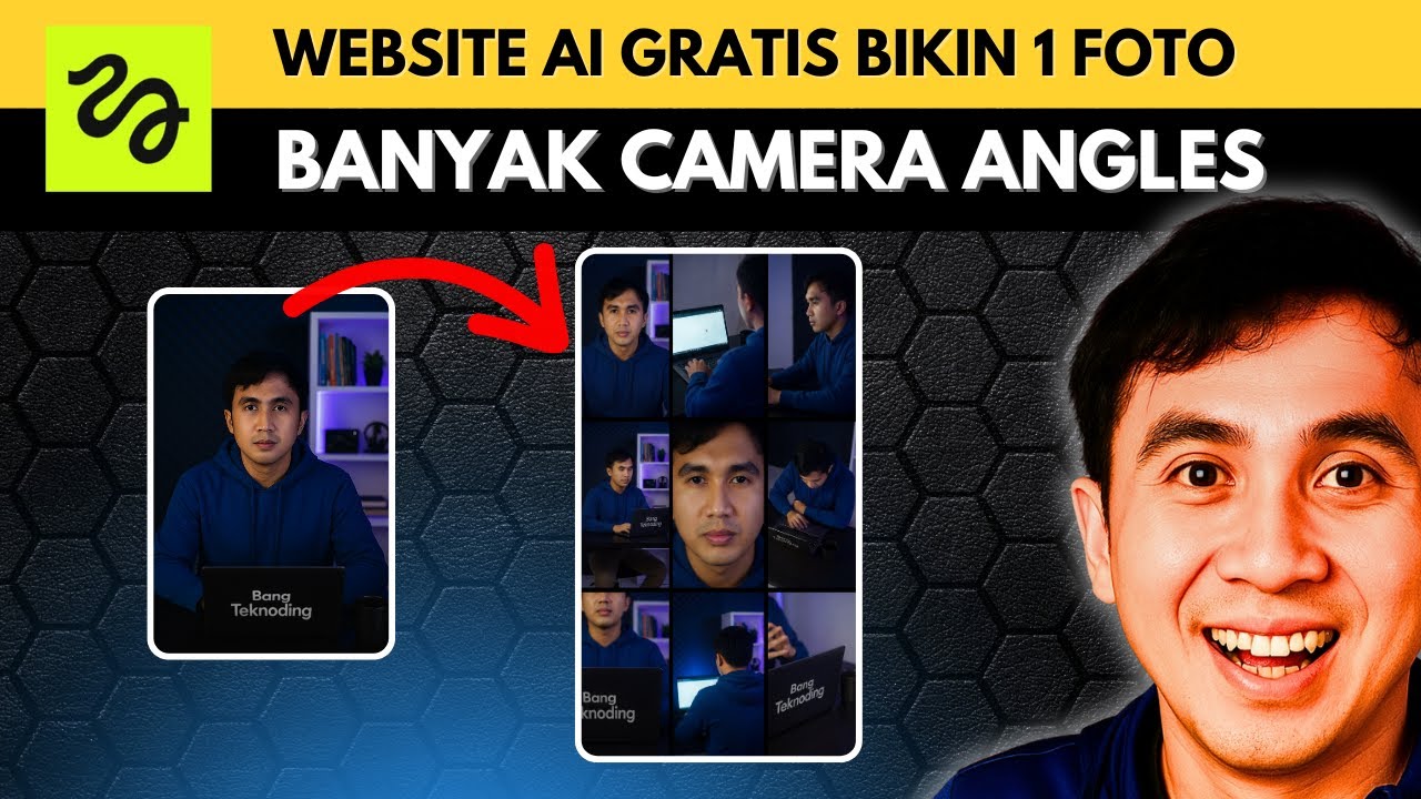 🔥WEBSITE AI  GRATIS EDIT 1 FOTO JADI BANYAK CAMERA ANGLES! BISA UPSCALE 4K