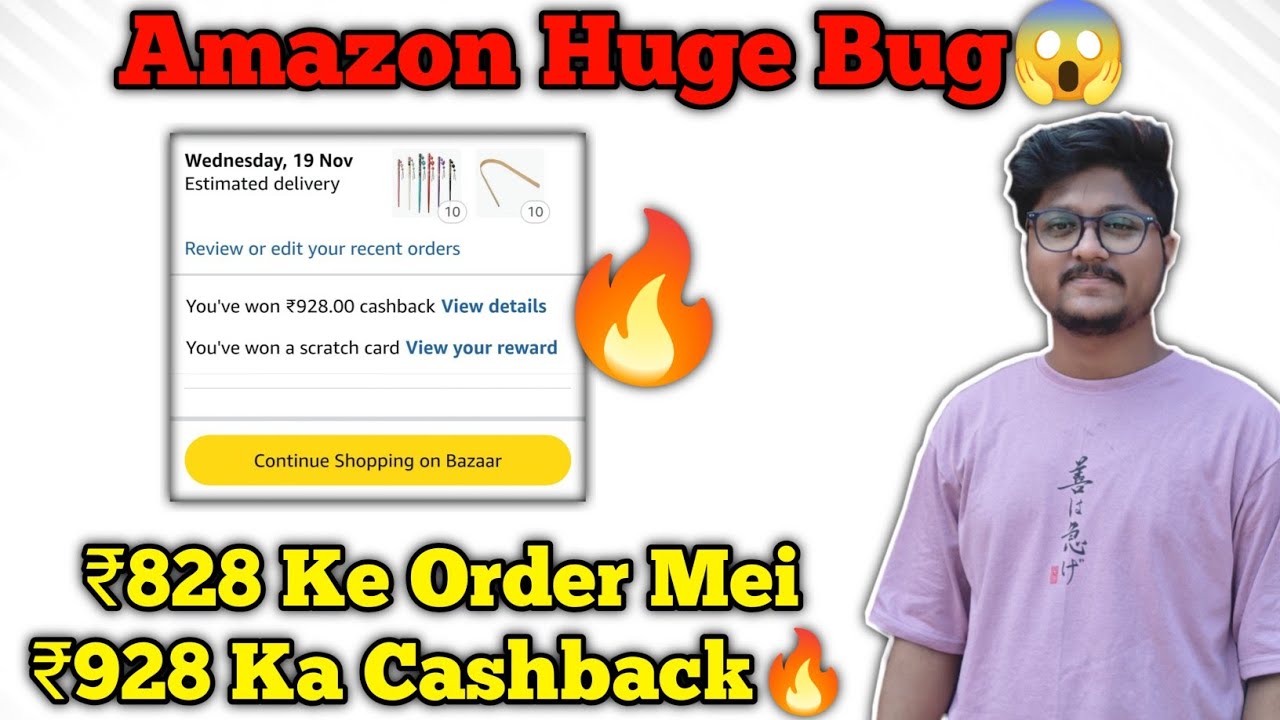 Amazon Huge Bug ₹1000 Shopping Free For All😍❤️ | Amazon Bazaar New Bug Offer Today🔥