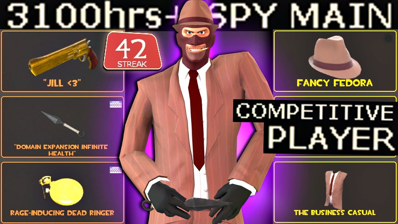 PRO SPY vs Casual Players🔸3100+ Hours Experience (TF2 Gameplay)