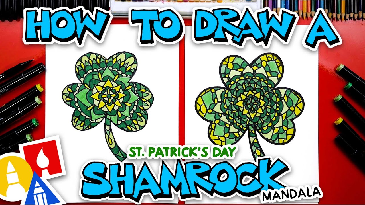 How To Draw A Shamrock Mandala - Advanced