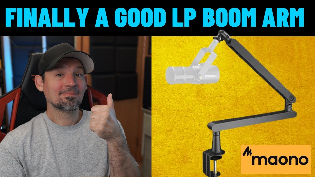 Maono BA92 Low profile Microphone Boom Arm | Review, Demo and Assembly