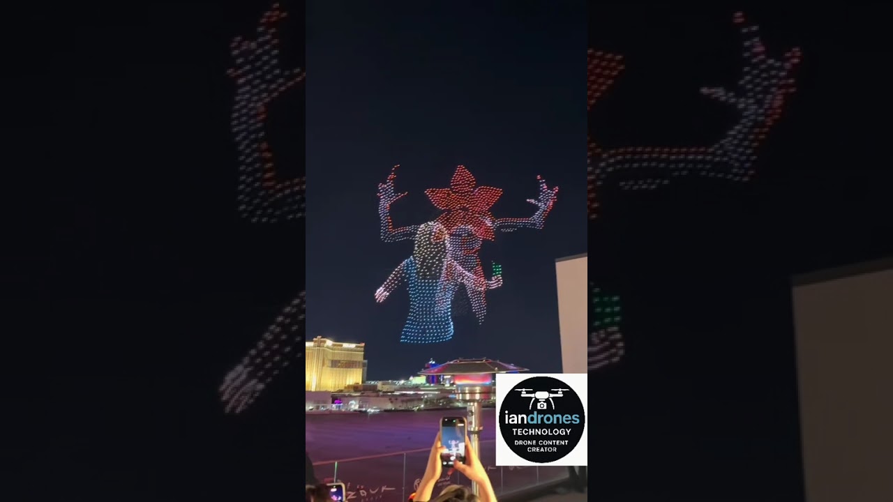 Stranger Things Drone Show 