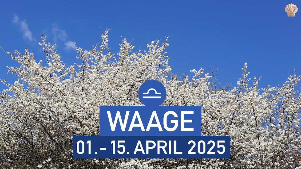 WAAGE ♎️ 01.-15. APRIL 2025 – Eine mächtige Veränderung kommt! | Tarot erste Monatshälfte