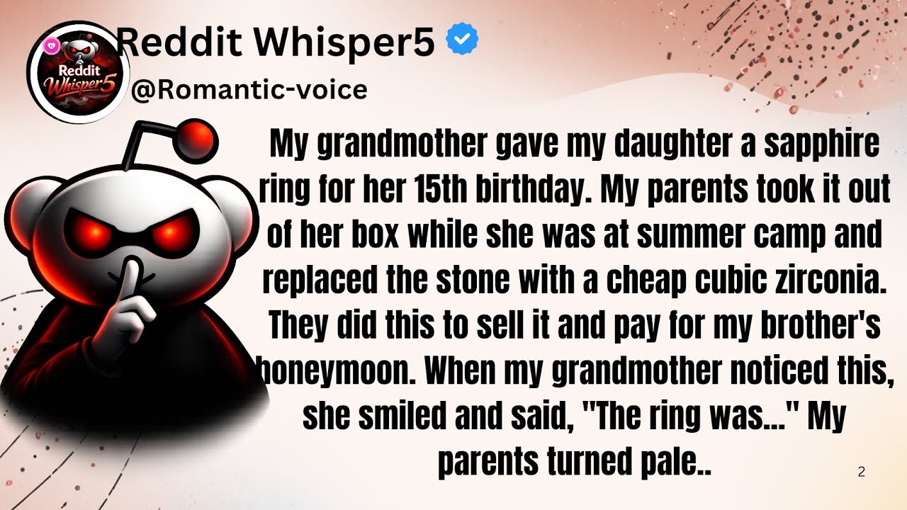 My grandmother gave my daughter a sapphire ring for her 15th birthday.