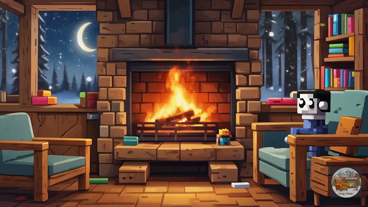 2hr Cozy Chair Fireplace FULL HD