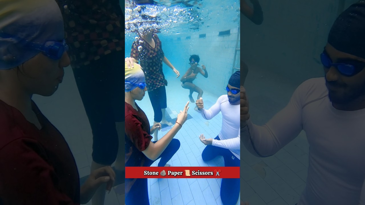 Underwater Game 🏊🏻&zwj;♀️ Swimming Fun #swimmingpool #underwater #swim #fun