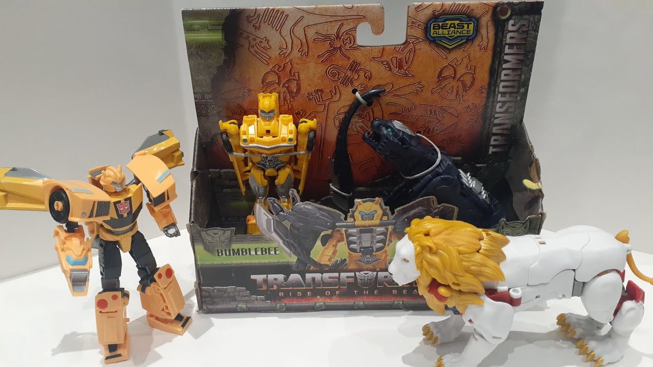 Beast Combiner Bumblebee and Snarlsaber Review from Transformers Rise of the Beasts