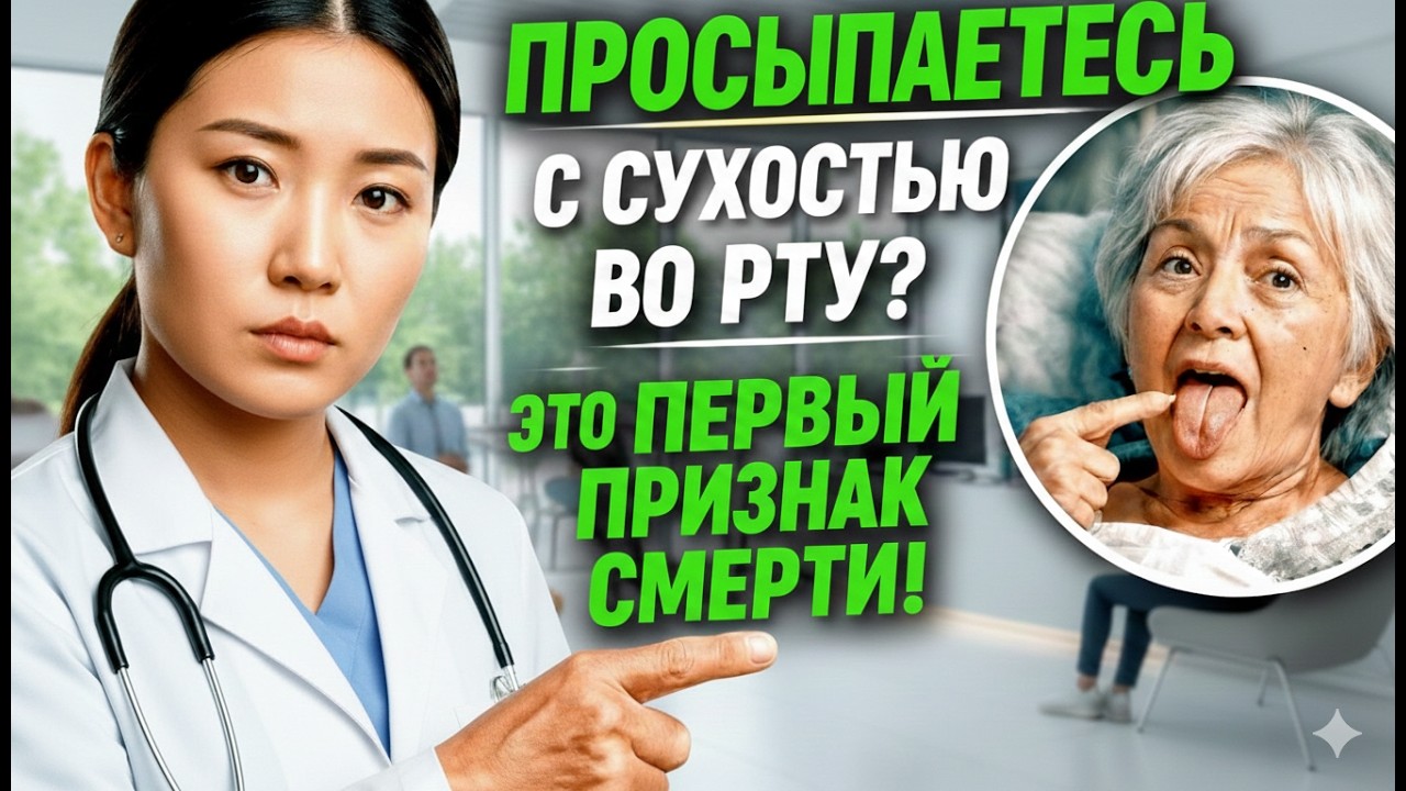 СРОЧНО! СУХОСТЬ ВО РТУ ПО УТРАМ — ОПАСНЫЙ СИГНАЛ,