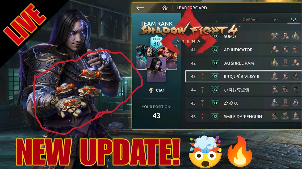 Raikichi epic Weapon coming this Thursday! In Shadow Fight 4 Arena Live⚡