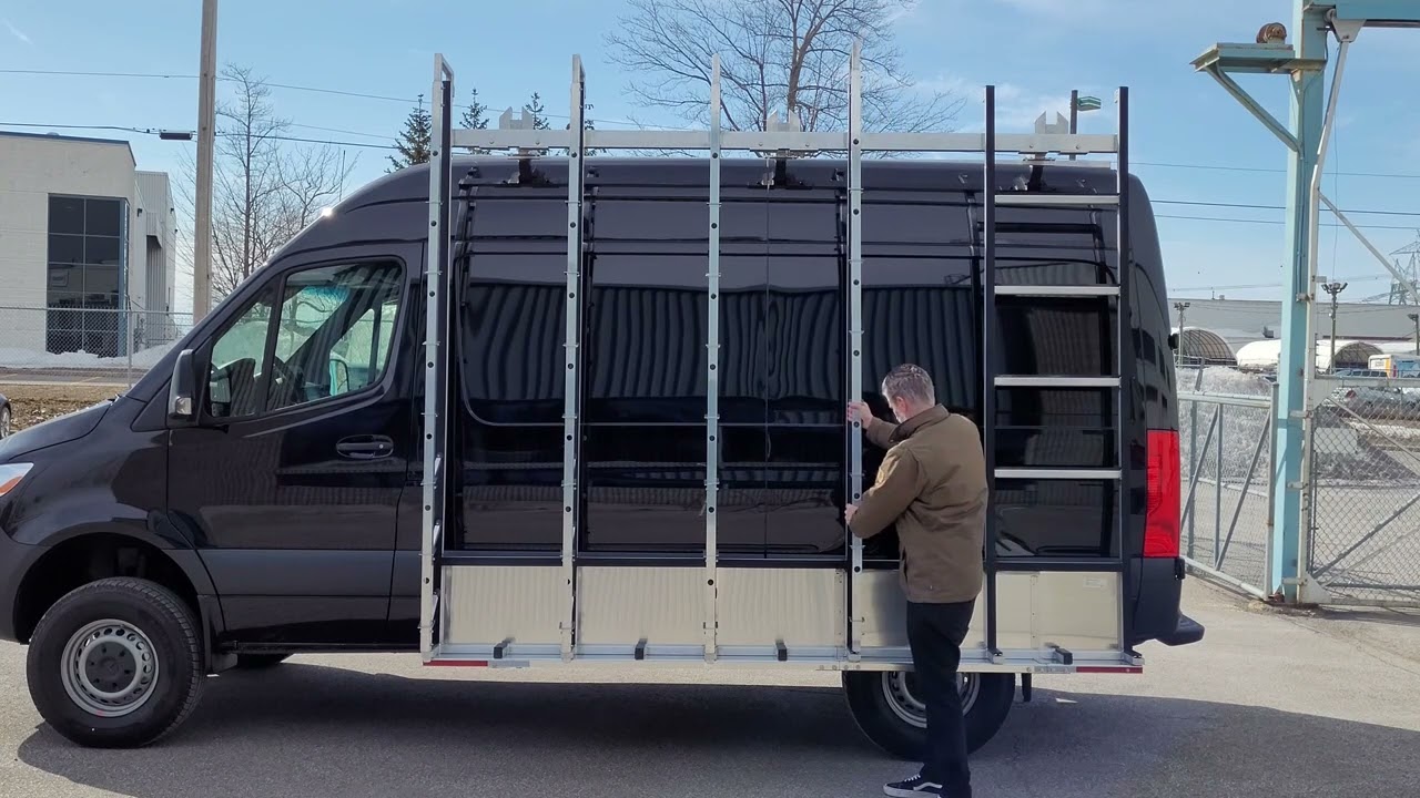 Heavy Duty Glass Rack for Vans | Bromer Professional Glass Transport System