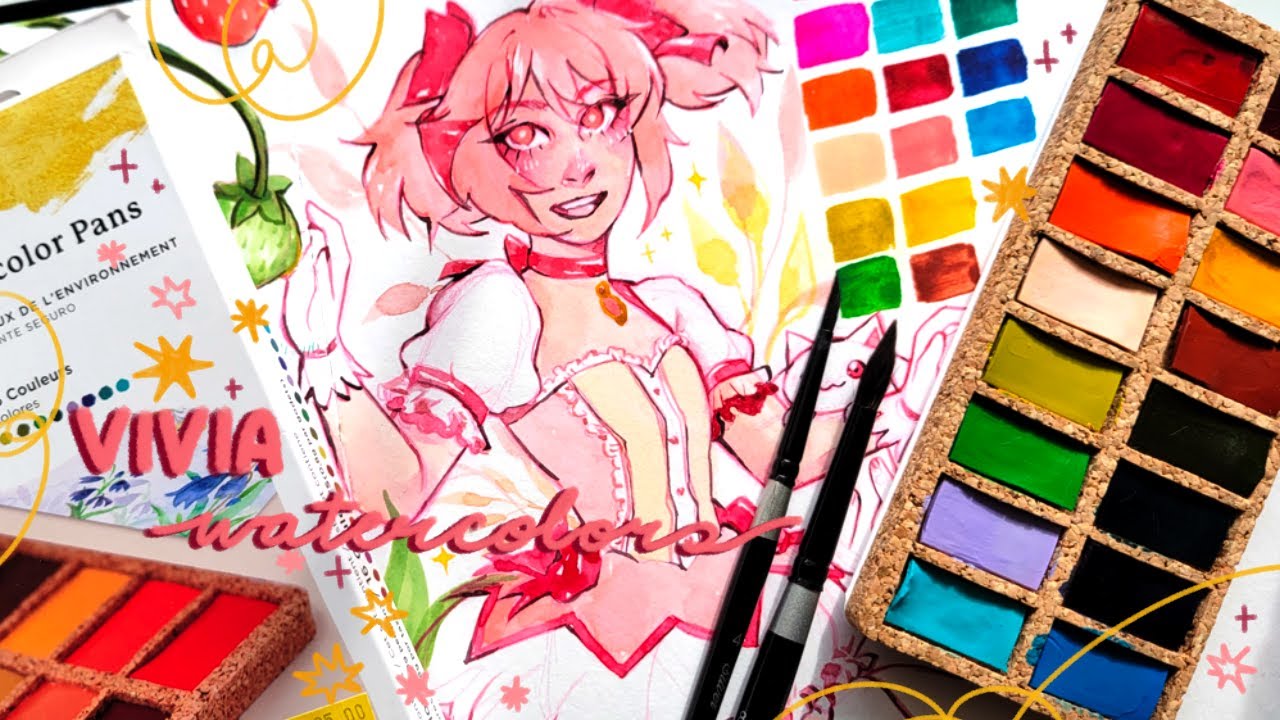 ♡ Viviva Watercolor Pans review ♡