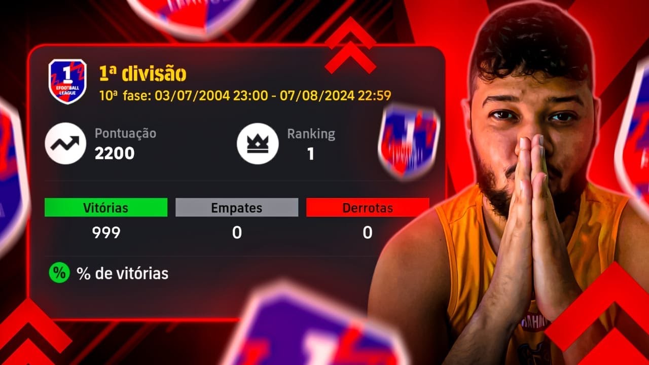 REVELADO!😱 Como subir para a PRIMEIRA DIVISÃO no Efootball Mobile