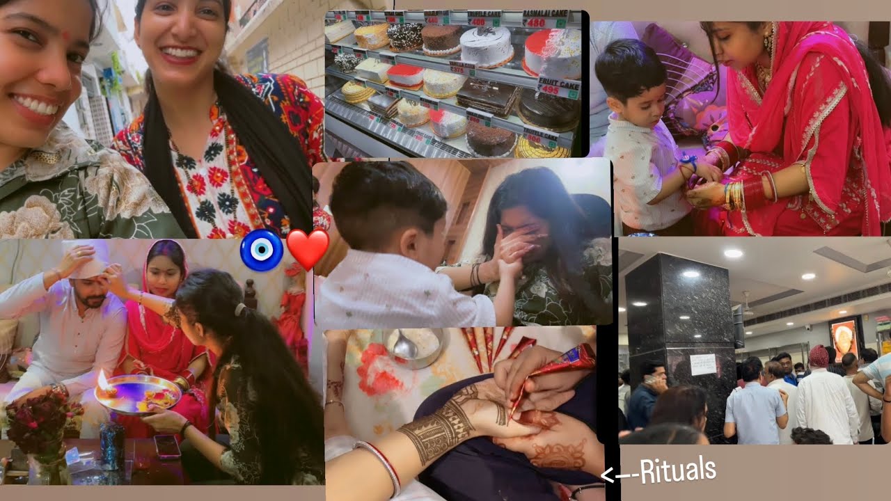 RAKHI Shopping🧿/ Bhai-Bhabhi❤️First Rakhi/ My Haryanvi Accent😛 #youtube #minivlog #rakshabandhan 