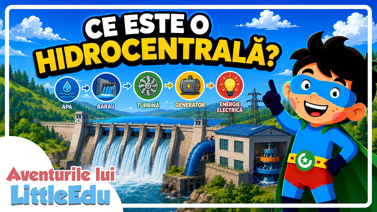 Ce este o Hidrocentrală?  -  Aventurile lui LittleEdu