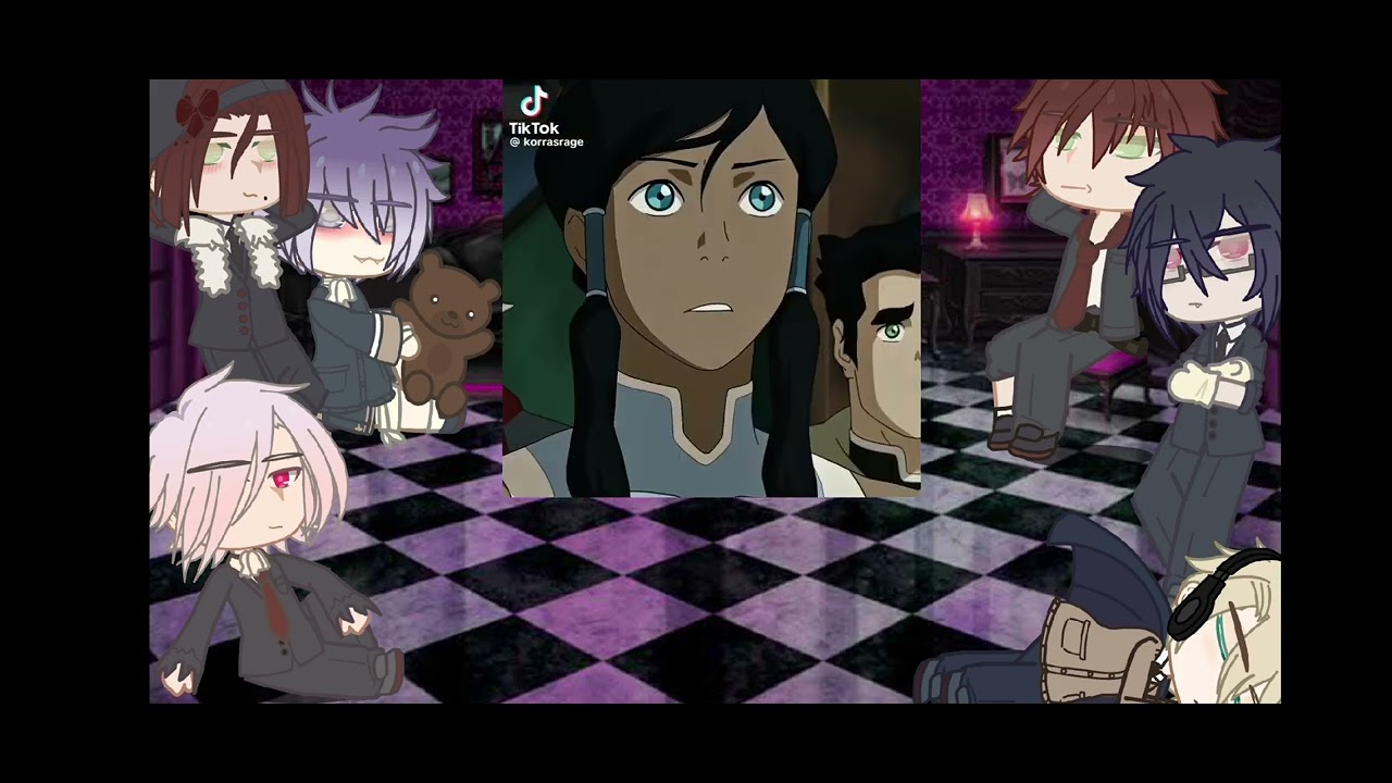 Diabolik lovers react to yui as korra / tlok/ atla/ diabolik lovers/ gacha club