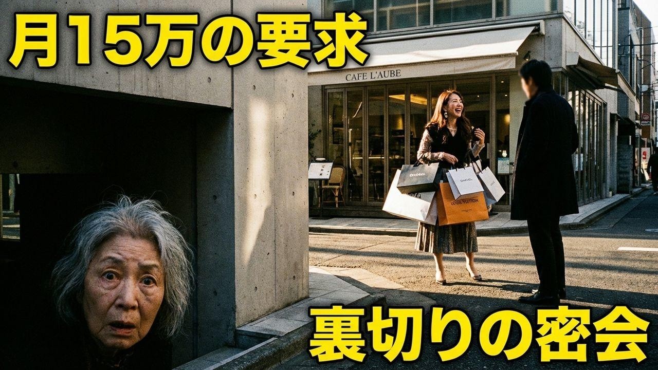 娘の「月15万ちょうだい」の裏に隠された密会。70歳母の決断と逆転劇