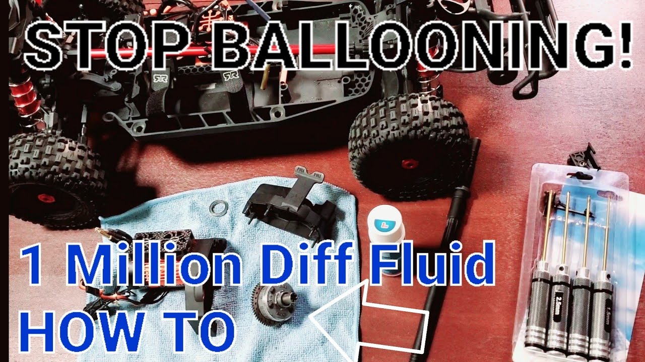 Change Arrma 4s Mojave Kraton Outcast Center Diff Fluid to 1 Million