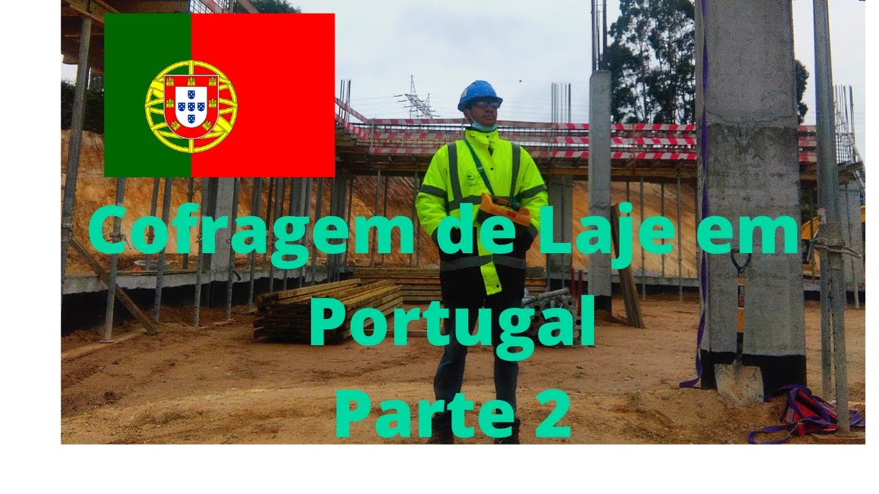 Construção civil em Portugal Cofragem de laje em Portugal Parte 2. Últimos ajustes.