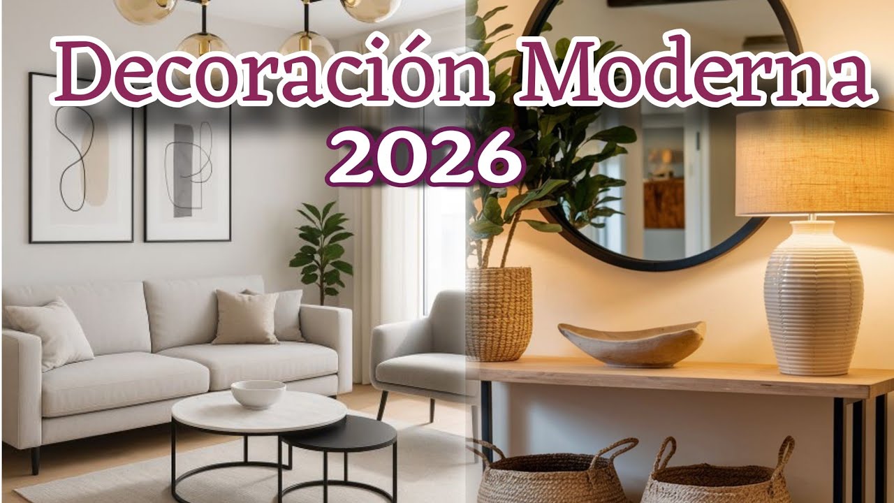 ✨ Decoración 2026: Ideas modernas que transforman tu hogar con los colores en tendencia ✨