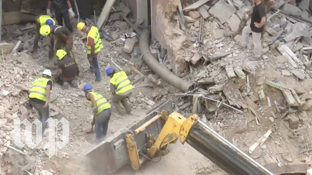 WATCH: Rescue effort in Beirut continues for second day