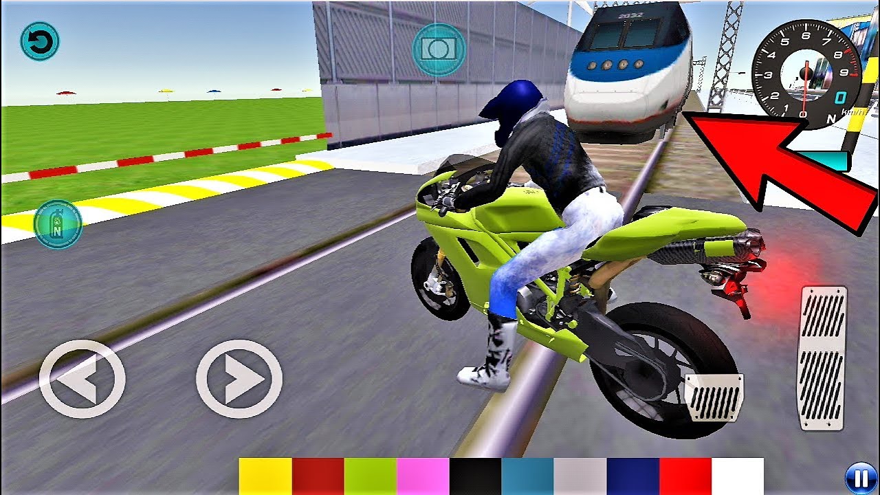 SUPER BIKE VS Bullet Train POLICE Car Driving School- Best Android Gameplay HD #22