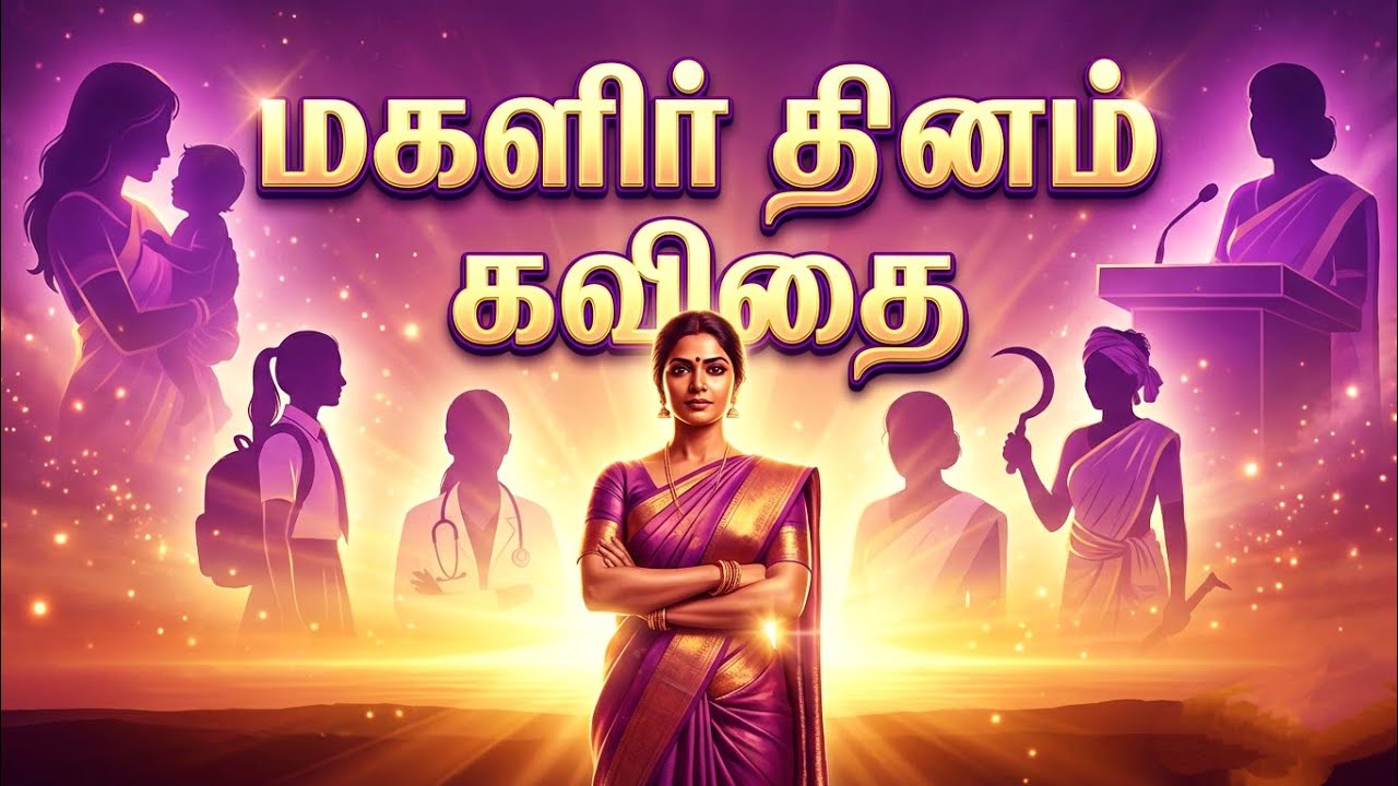 ♀️🚺👩🏻மகளிர் தின கவிதை 2026 | Women's day kavithai in tamil | பெண்கள் தினம் கவிதை | magalir kavithai