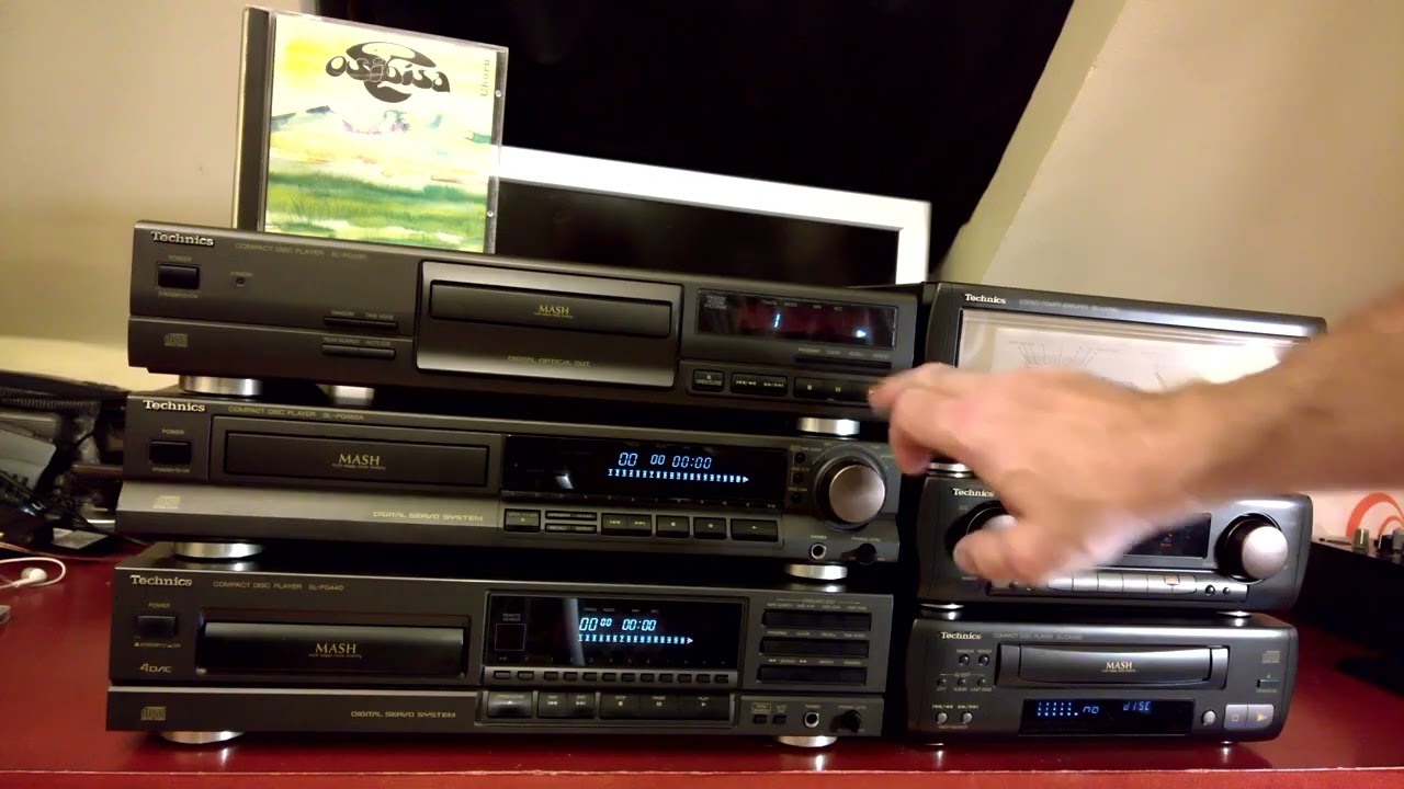 Technics CD sound comparison SL PG 390 560A 440 CA 1060