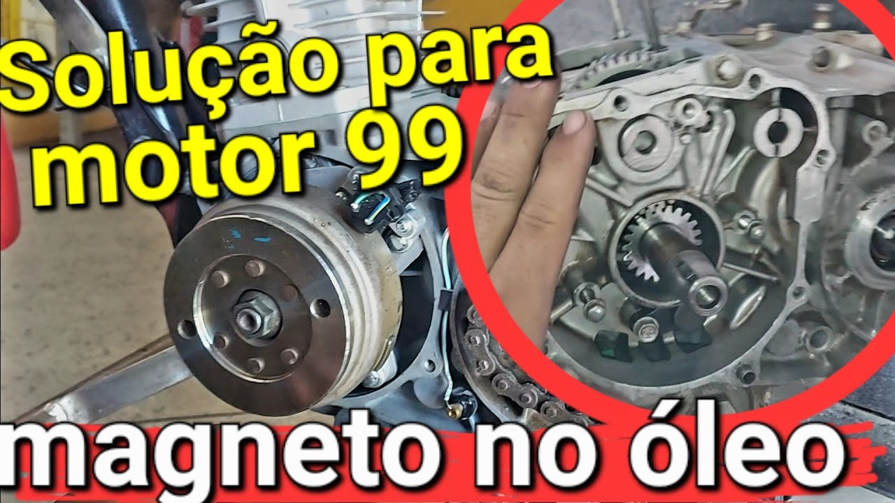 o defeito inaceitável da cg99 daria pra resolver  assim magneto rodar no óleo