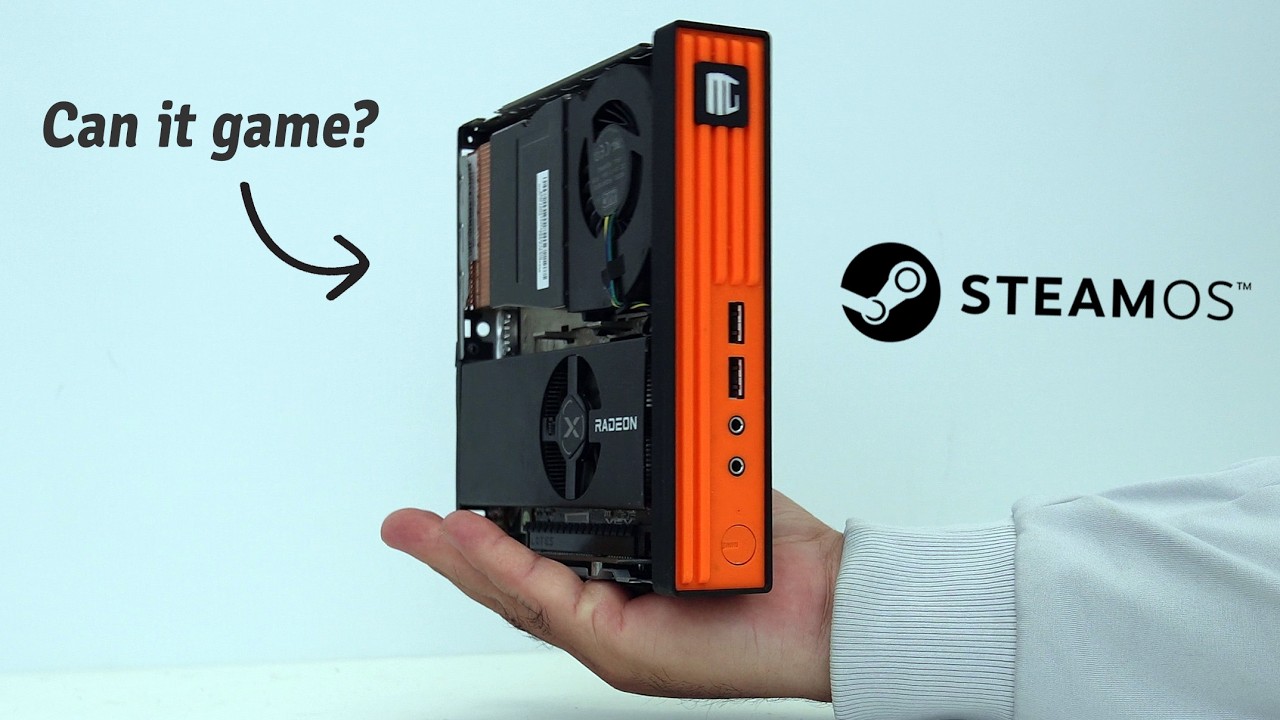 DIY 1-Liter PC Runs SteamOS: Let's see how it games!