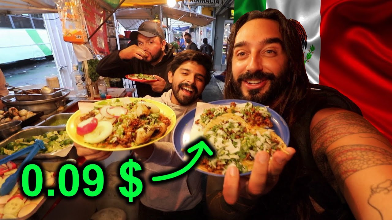 Probando los TACOS más BARATOS de MÉXICO