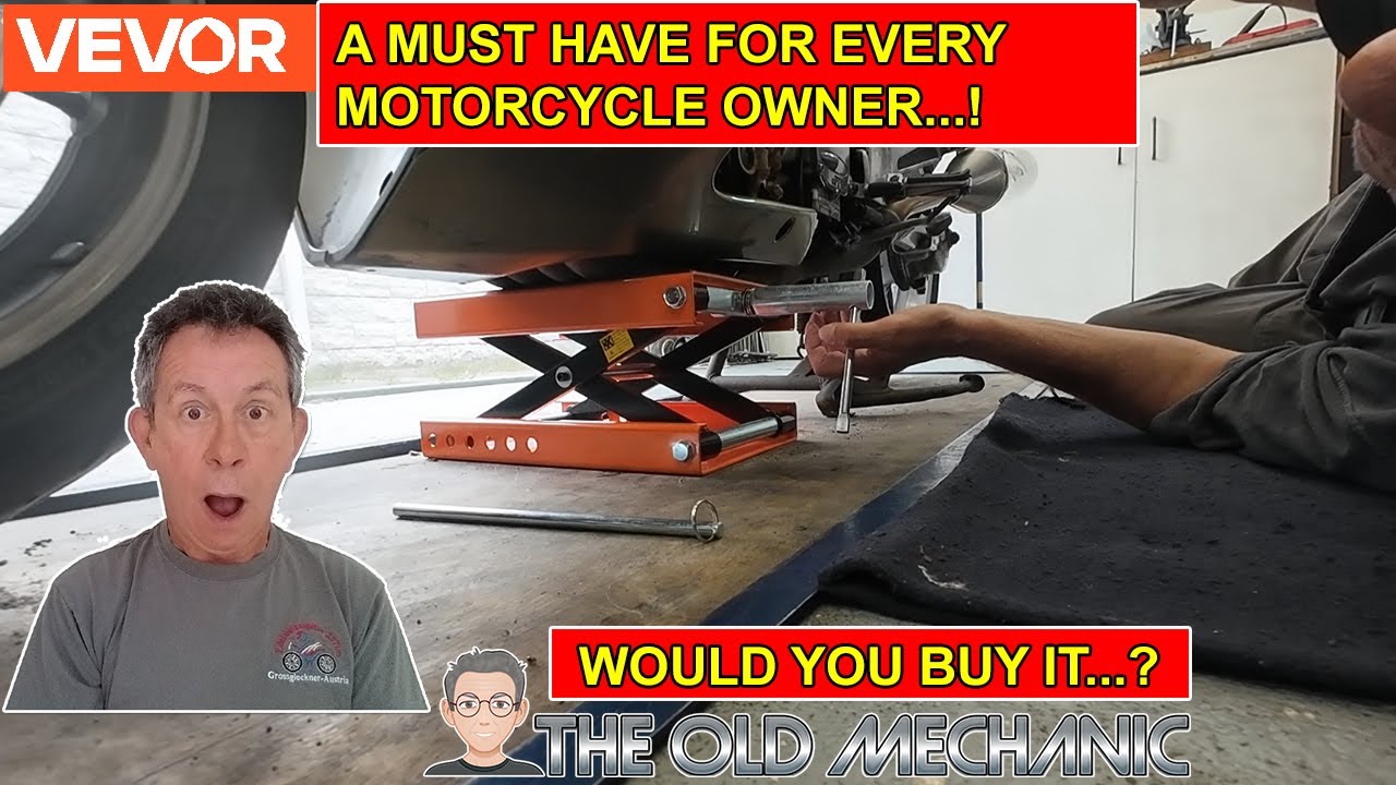 ⚠️THE OLD MECHANIC TEST the VEVOR MOTORCYCLE LIFT&ndash; IS IT WORTH THE MONEY..?⚠️