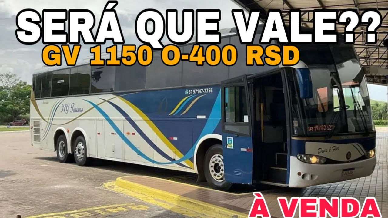ÔNIBUS GV 1150 ANO 2000 À VENDA - E AÍ SERÁ QUE VALE ?? CONFIRA!!