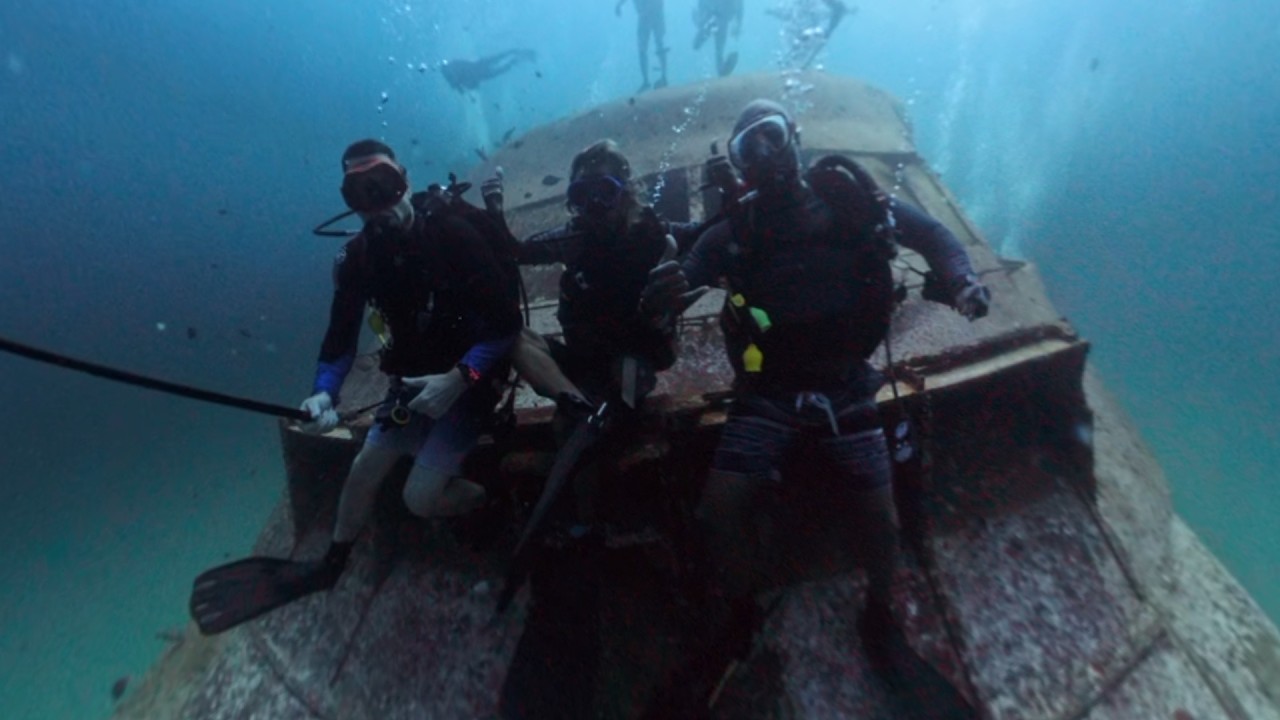 Puket underwater wreckage 360