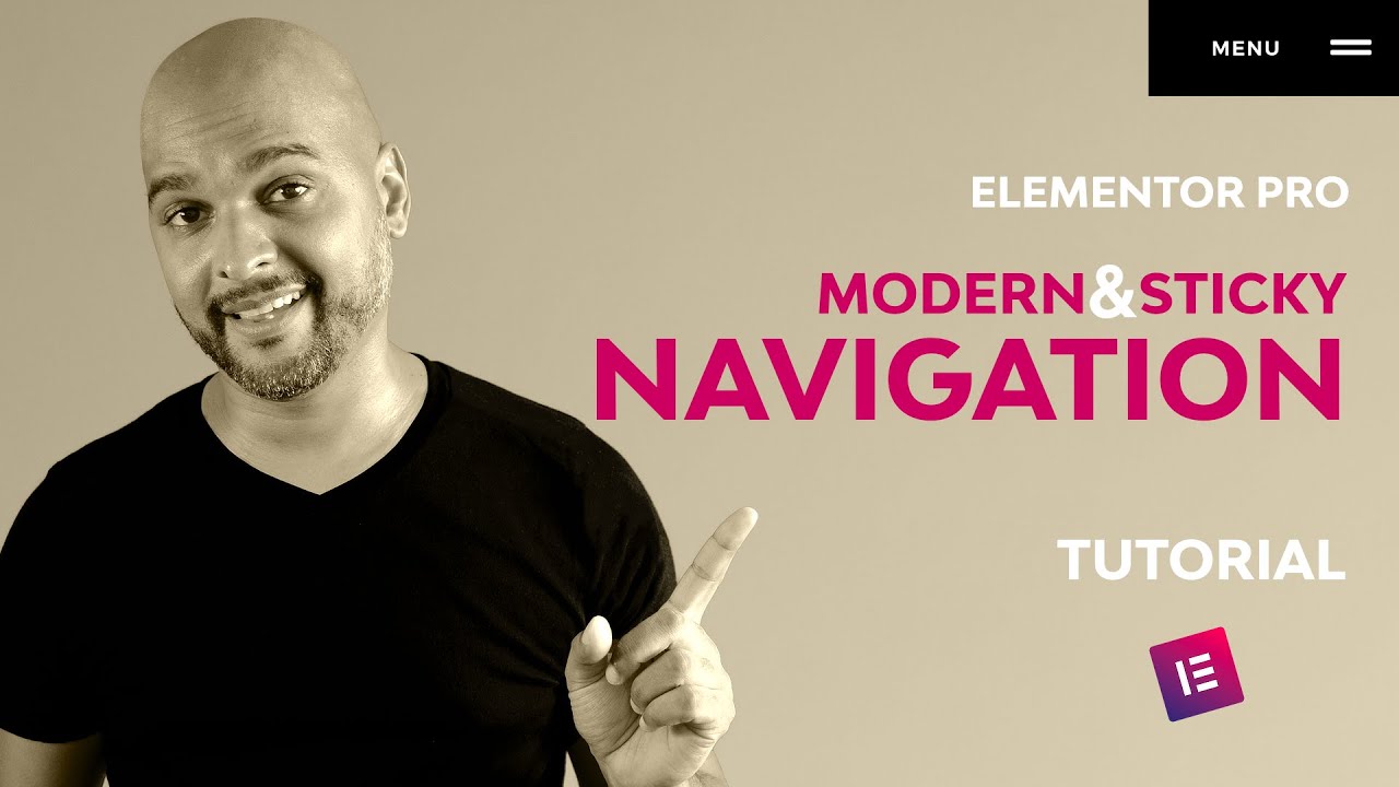 Professional Website Creation: Hybrid Sticky Nav With Elementor Pro